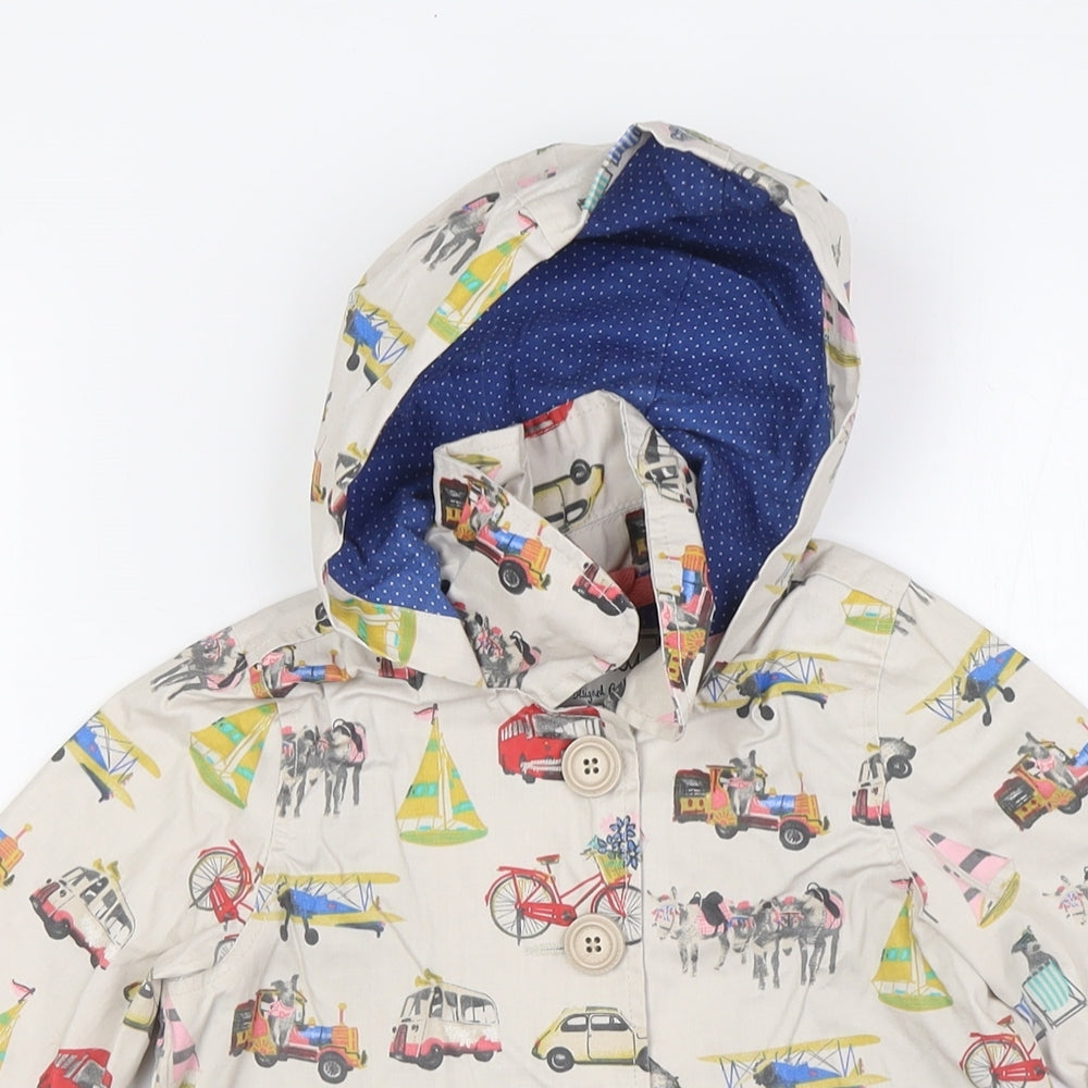NEXT Baby Multicoloured Jacket Size 12-18 Months Button - Plains, Buses