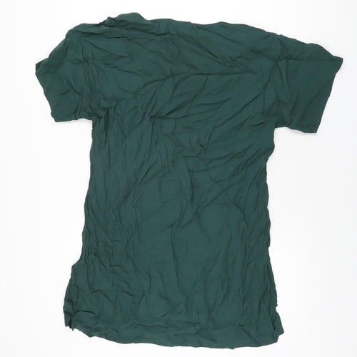 Madewell Womens Green Viscose Basic T-Shirt Size XL V-Neck