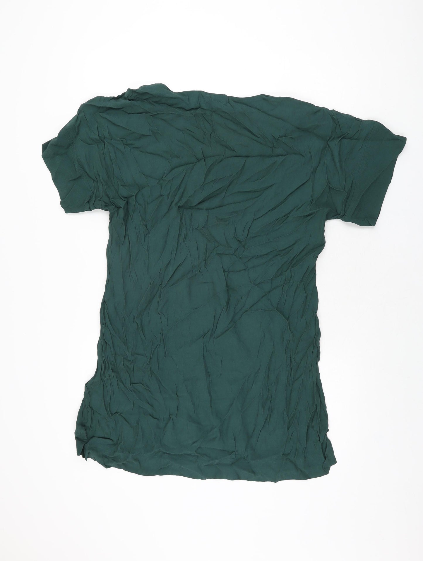 Madewell Womens Green Viscose Basic T-Shirt Size XL V-Neck
