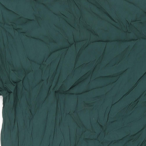 Madewell Womens Green Viscose Basic T-Shirt Size XL V-Neck