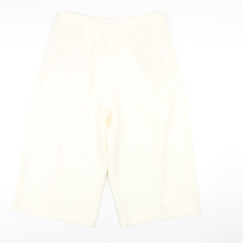 Finery Womens Ivory Polyester Capri Trousers Size 16 L20 in Regular Zip