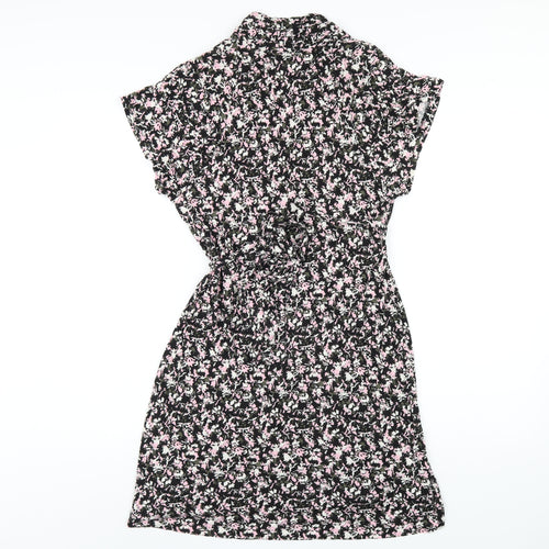 French Connection Womens Multicoloured Floral Viscose A-Line Size 14 V-Neck Pullover