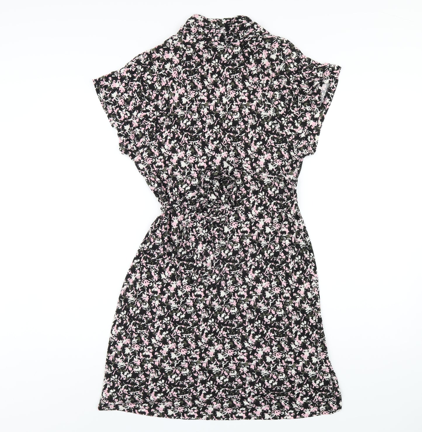 French Connection Womens Multicoloured Floral Viscose A-Line Size 14 V-Neck Pullover