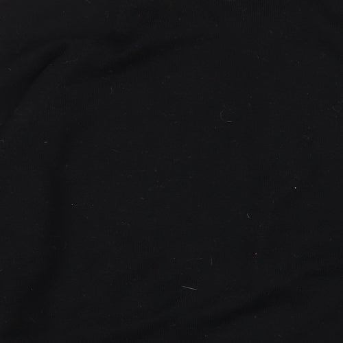 BHS Womens Black Crew Neck Acrylic Pullover Jumper Size M