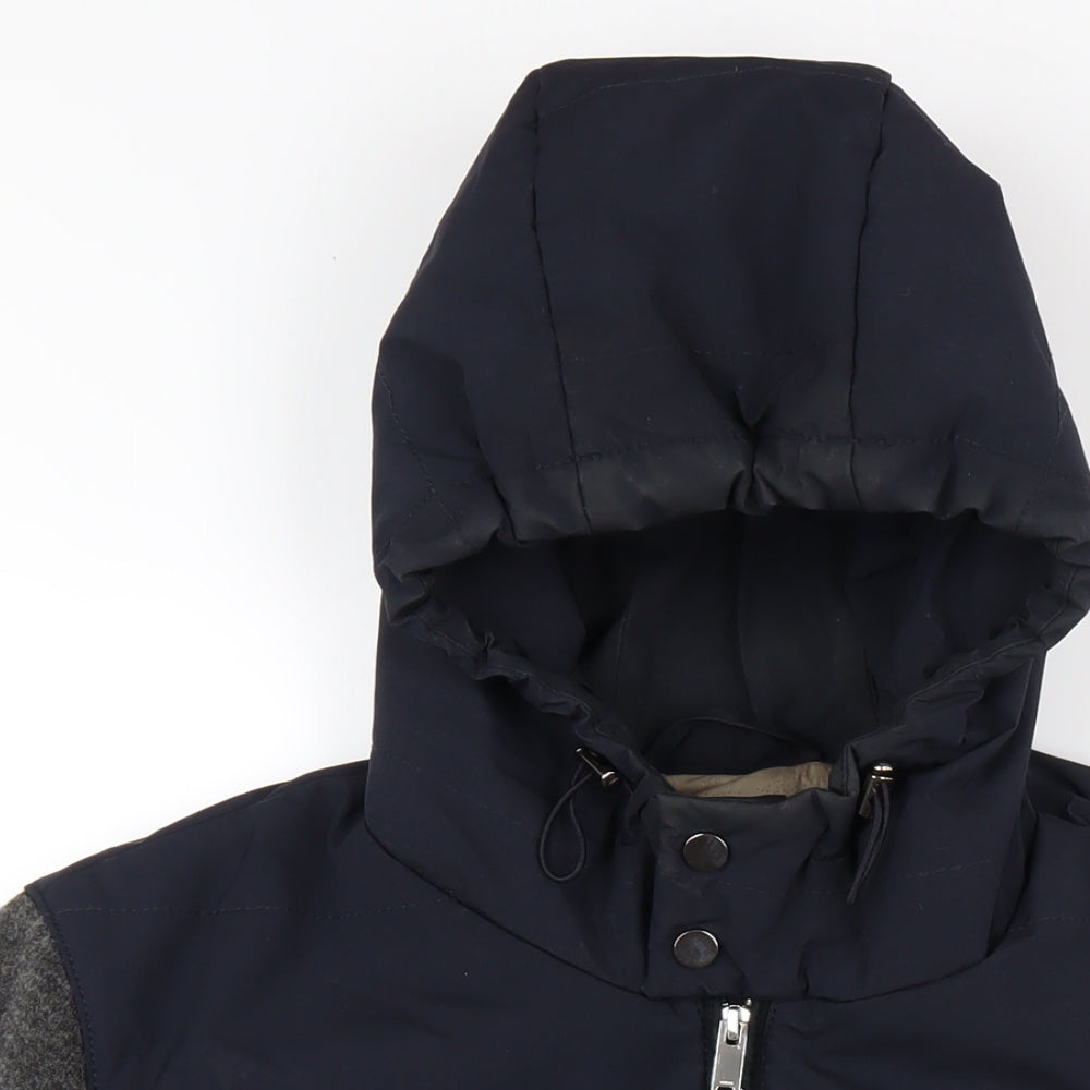 Reiss Mens Blue Jacket Coat Size M Zip