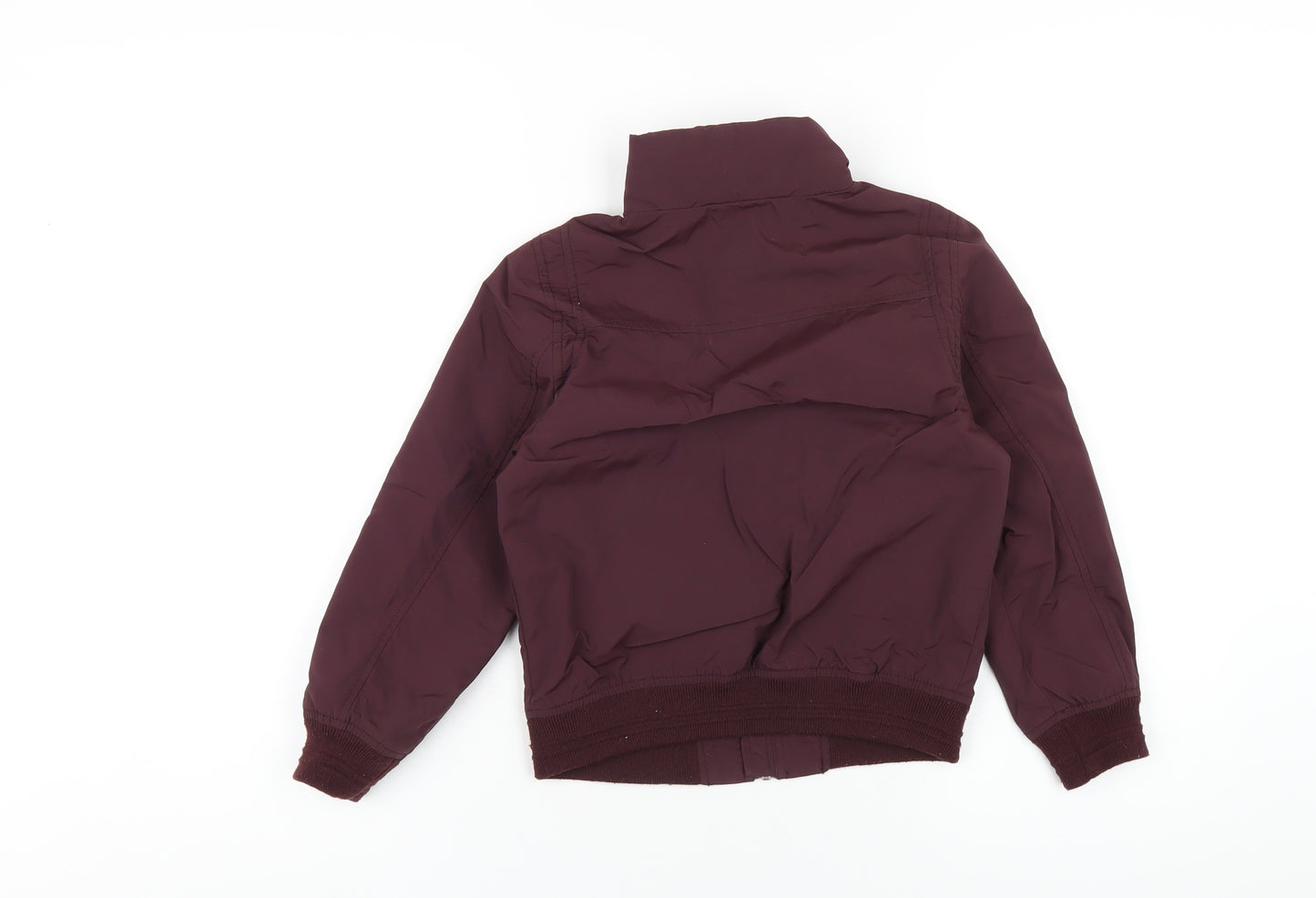 NEXT Boys Purple Bomber Jacket Coat Size 6 Years Zip
