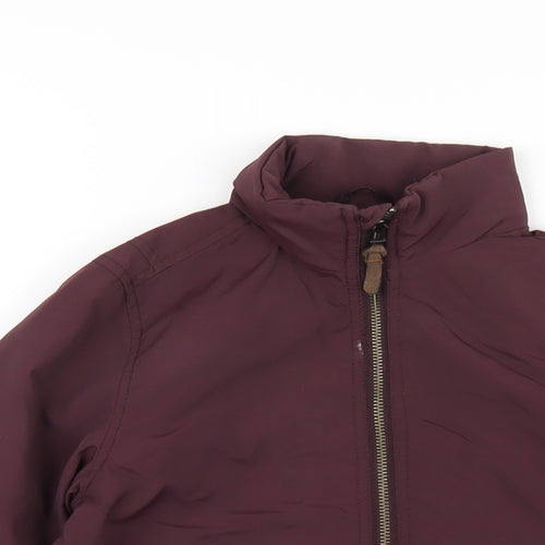 NEXT Boys Purple Bomber Jacket Coat Size 6 Years Zip