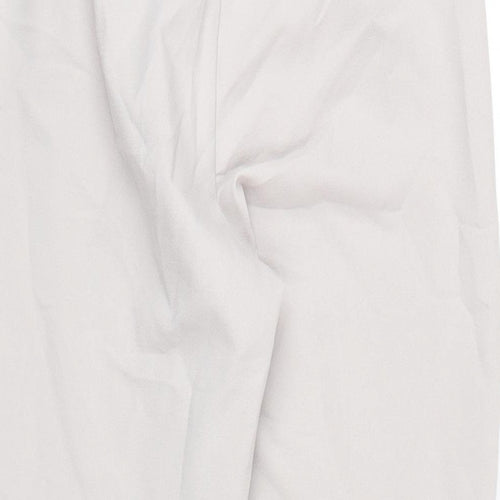 Missguided Womens Grey Polyester Trousers Size 8 L27 in Regular Zip