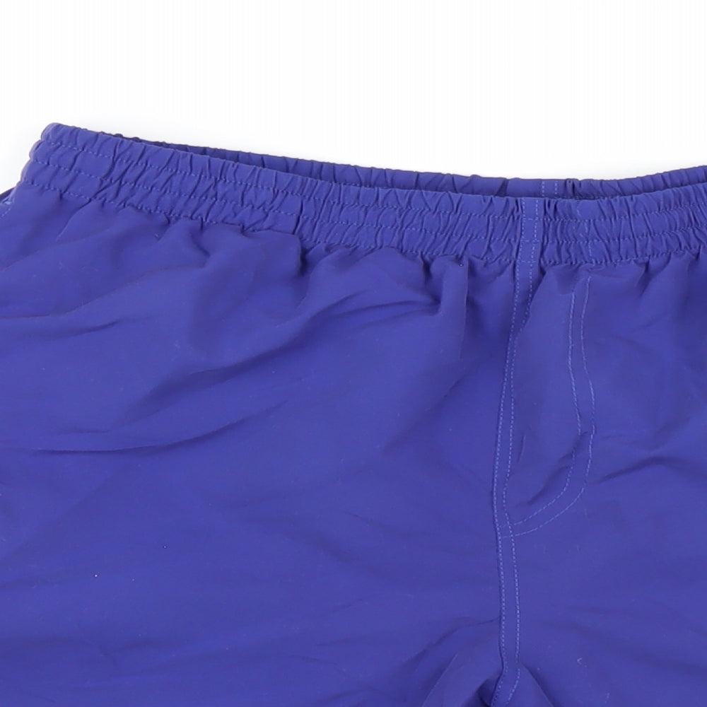 Zoggs Mens Blue Polyester Bermuda Shorts Size M Regular Drawstring - Swim Shorts