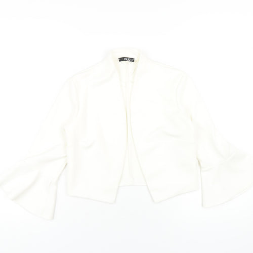 Quiz Womens White Jacket Size 10