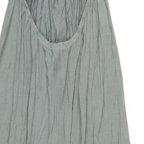 ASOS Womens Green Viscose Maxi Size 8 Halter Tie