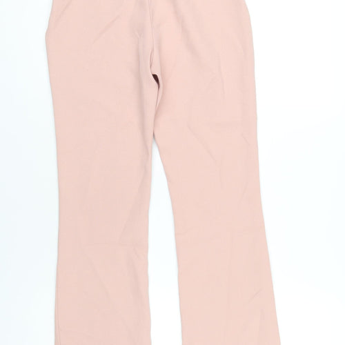In the Style Womens Pink Polyester Trousers Size 4 L30 in Regular Zip