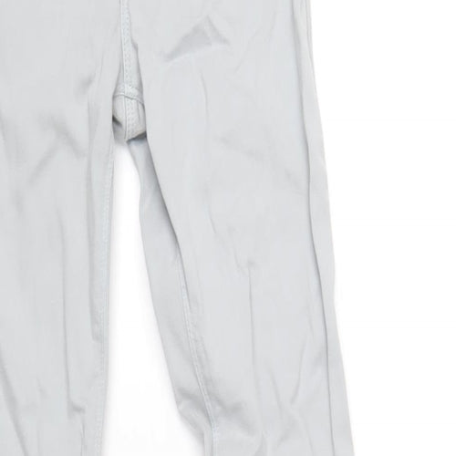 Zara Womens Grey Cotton Skinny Jeans Size 6 L31 in Regular Zip