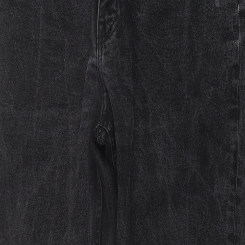 Monday Mens Black Cotton Straight Jeans Size 32 in L32 in Regular Button