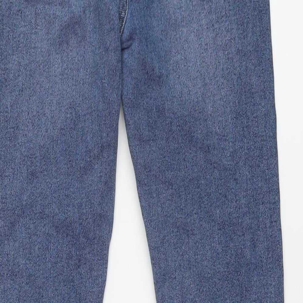 Whistles Womens Blue Cotton Skinny Jeans Size 28 in L28 in Regular Button