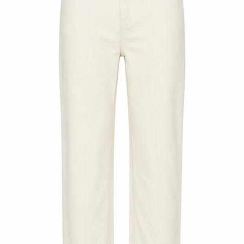 AsYou Womens Beige Cotton Straight Jeans Size 26 in L27 in Regular Button