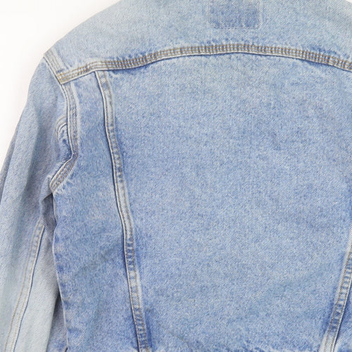 French Connection Womens Blue Jacket Size S Button