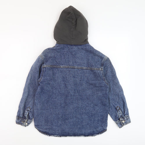 Zara Boys Black Jacket Size 8 Years Button