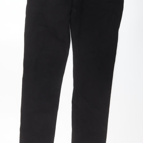 American Eagle Mens Black Cotton Straight Jeans Size 31 in L32 in Regular Button