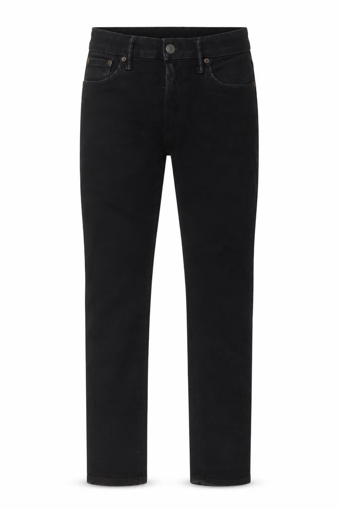 American Eagle Mens Black Cotton Straight Jeans Size 31 in L32 in Regular Button