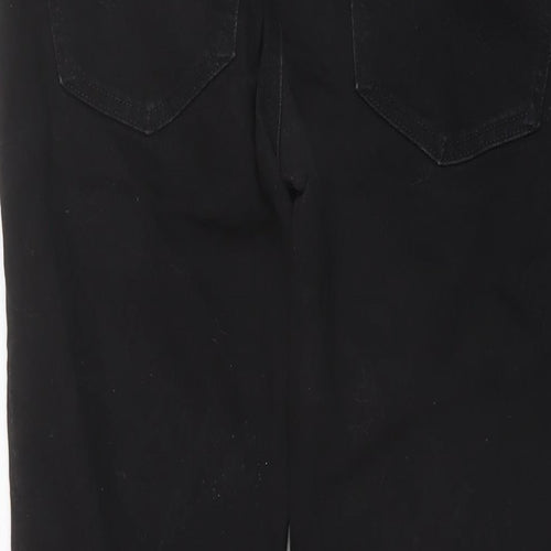 American Eagle Mens Black Cotton Straight Jeans Size 31 in L32 in Regular Button