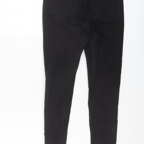 365 Denim Womens Black Cotton Skinny Jeans Size 8 L24 in Regular Button