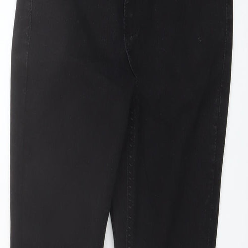 365 Denim Womens Black Cotton Skinny Jeans Size 8 L24 in Regular Button