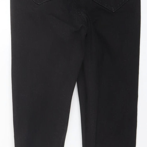 365 Denim Womens Black Cotton Skinny Jeans Size 8 L24 in Regular Button