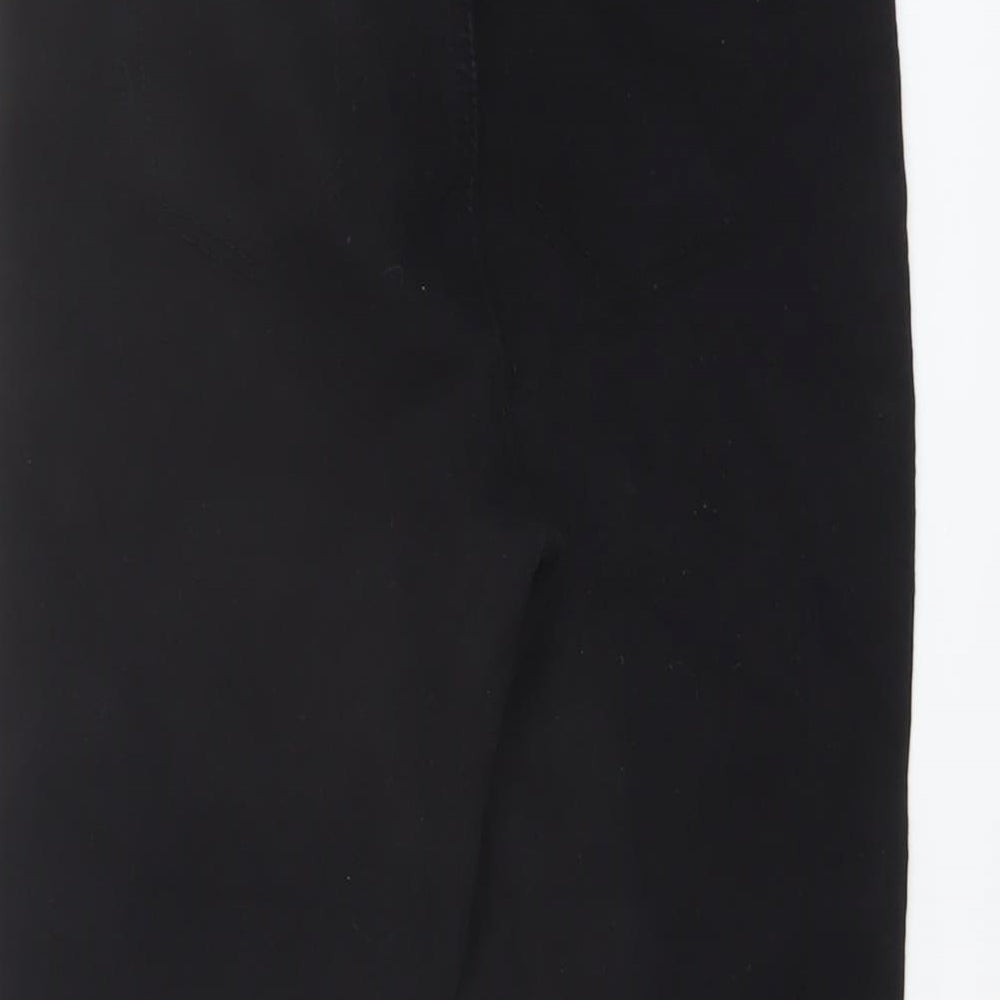 George Womens Black Cotton Capri Jeans Size 12 L20 in Regular