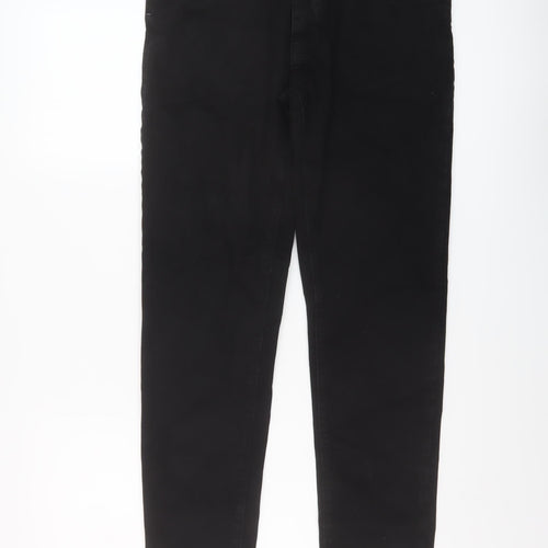 Denim & Co. Mens Black Cotton Skinny Jeans Size 30 in L30 in Regular Button