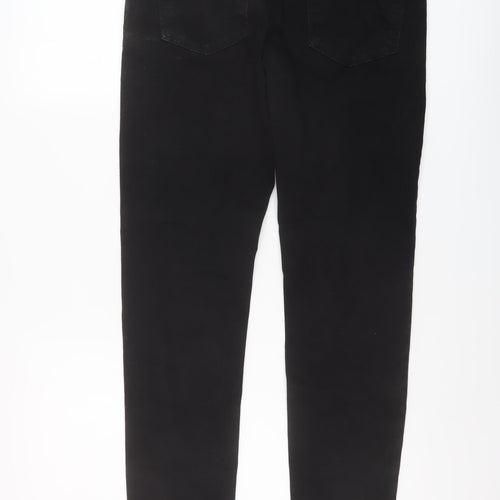 Denim & Co. Mens Black Cotton Skinny Jeans Size 30 in L30 in Regular Button