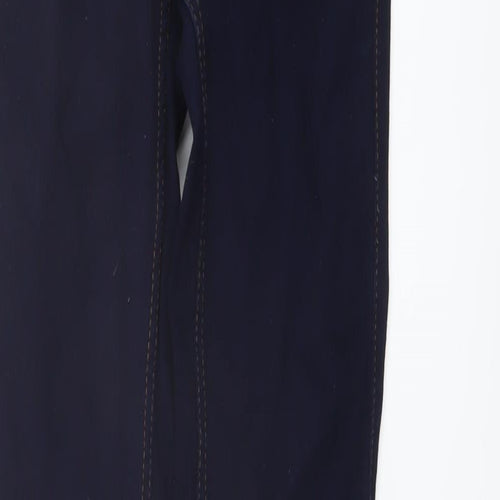 Noisy may Womens Blue Cotton Skinny Jeans Size S L32 in Regular Button