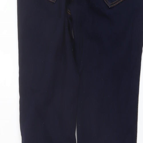 Noisy may Womens Blue Cotton Skinny Jeans Size S L32 in Regular Button