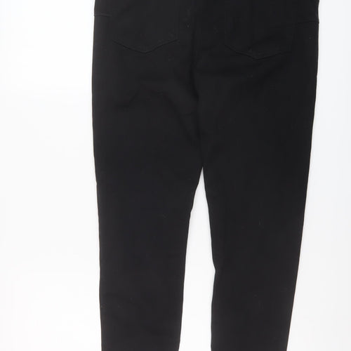 New Look Womens Black Cotton Jegging Jeans Size 14 L28 in Regular
