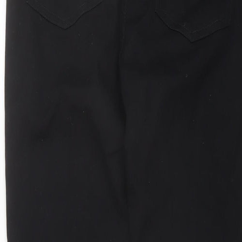 New Look Womens Black Cotton Jegging Jeans Size 14 L28 in Regular