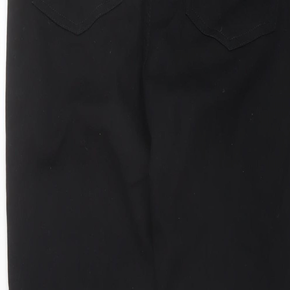 New Look Womens Black Cotton Jegging Jeans Size 14 L28 in Regular