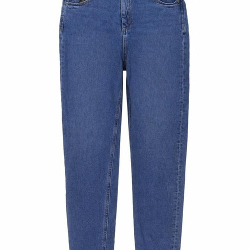 ASOS Womens Blue Cotton Mom Jeans Size 28 in L34 in Regular Button