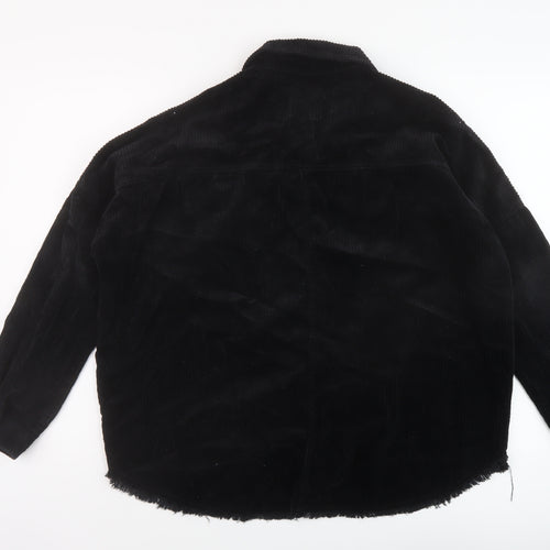 Zara Womens Black Jacket Size M Snap
