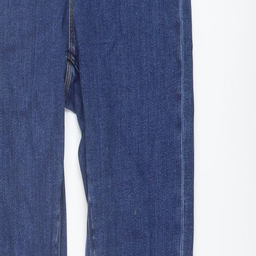 ASOS Womens Blue Cotton Skinny Jeans Size 28 in L26 in Regular Button
