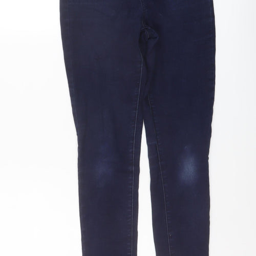 White Stuff Womens Blue Cotton Jegging Jeans Size 8 L29 in Regular