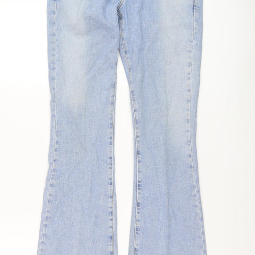 Levi's Womens Blue Cotton Bootcut Jeans Size 26 in L30 in Regular Button