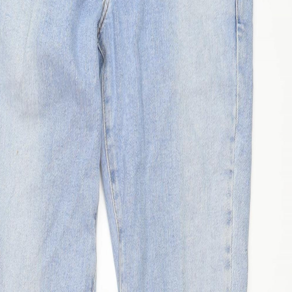 Levi's Womens Blue Cotton Bootcut Jeans Size 26 in L30 in Regular Button