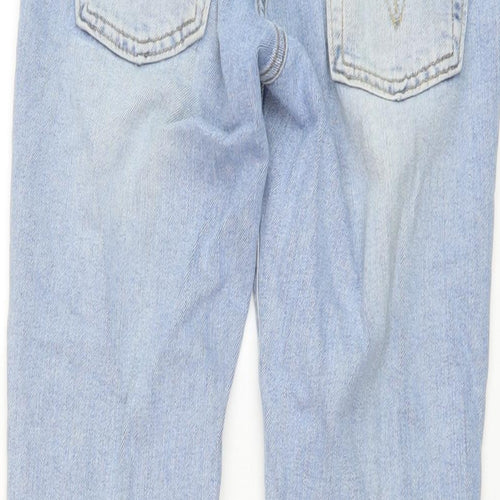 Levi's Womens Blue Cotton Bootcut Jeans Size 26 in L30 in Regular Button
