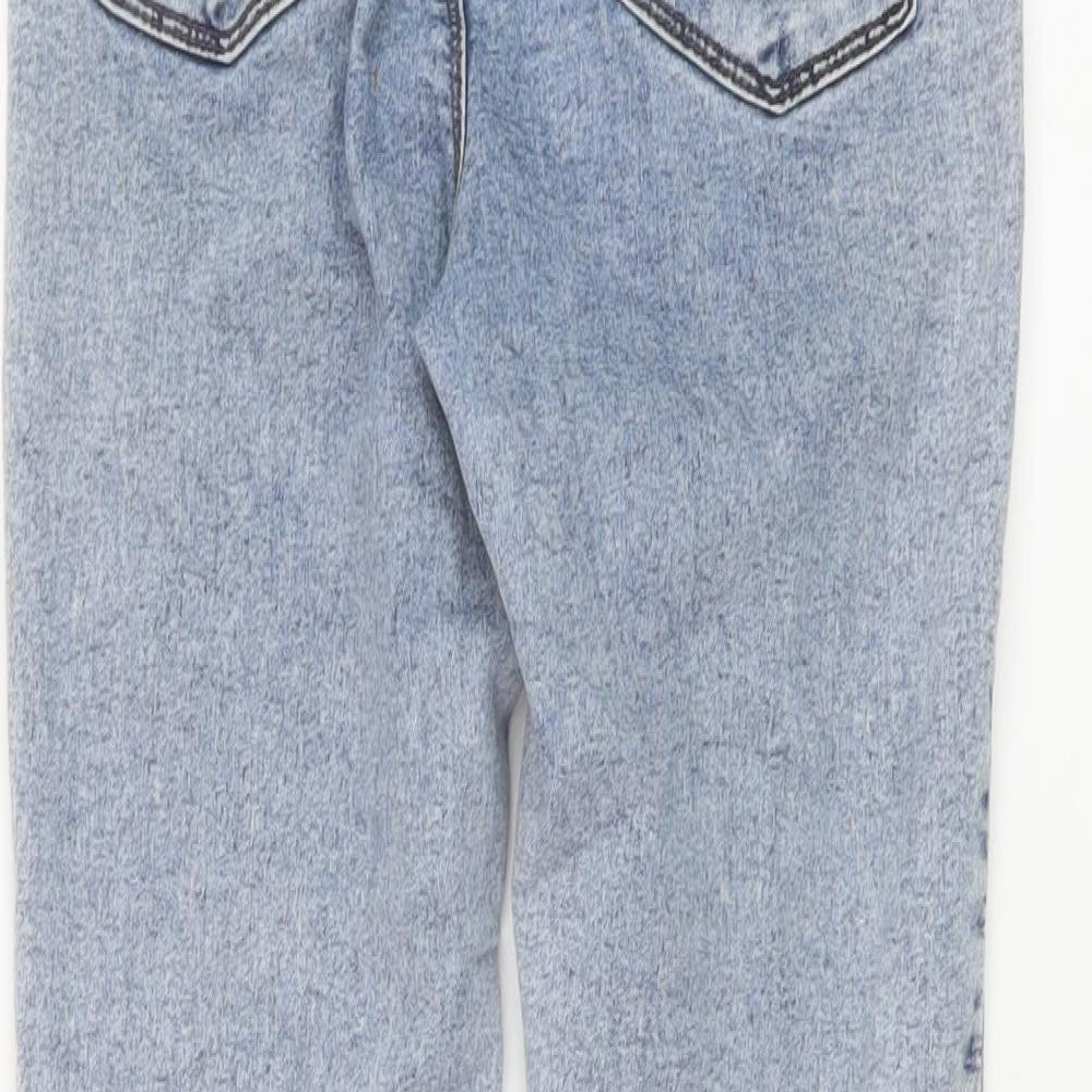 PEP&CO Womens Blue Cotton Jegging Jeans Size 8 L28 in Regular