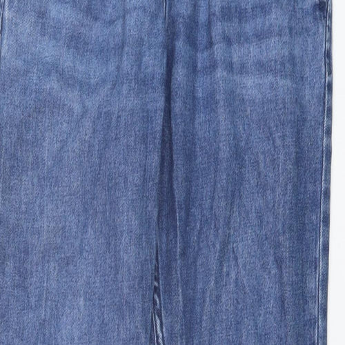 H&M Boys Blue Cotton Straight Jeans Size 13-14 Years Regular Pullover