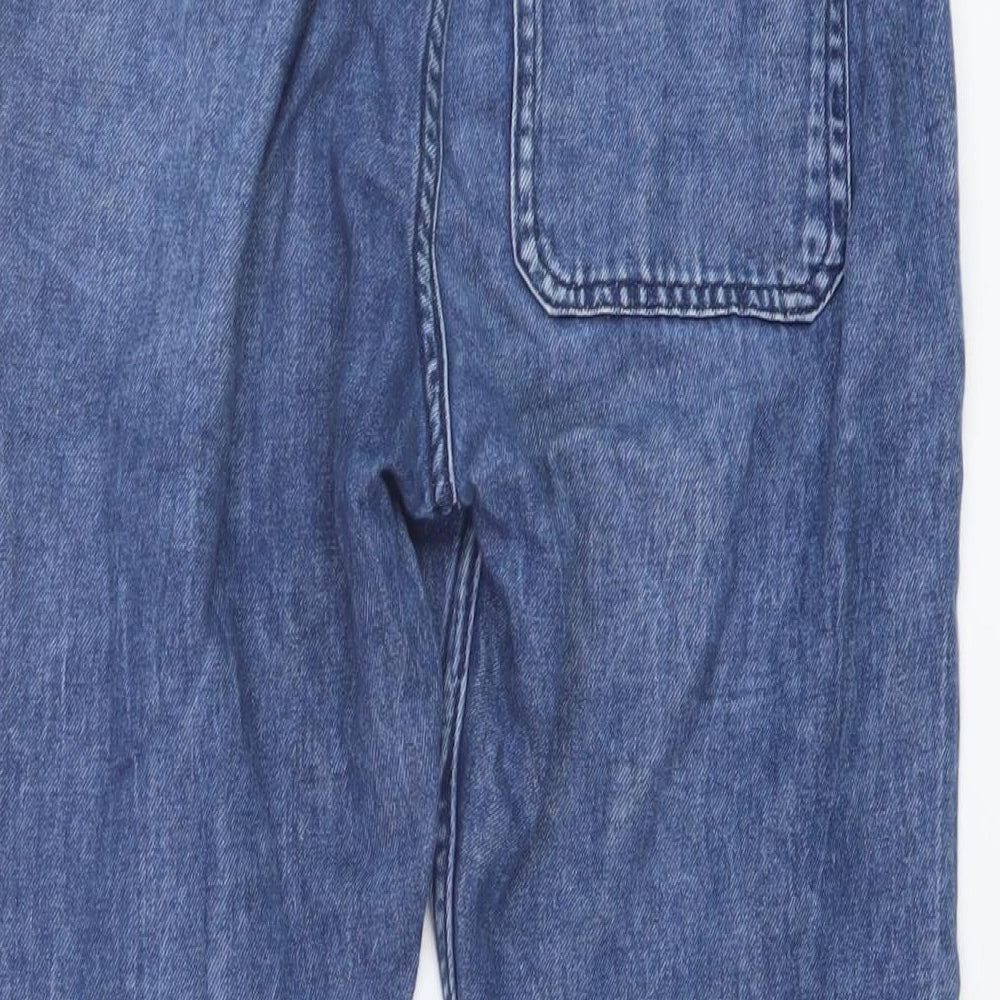 H&M Boys Blue Cotton Straight Jeans Size 13-14 Years Regular Pullover
