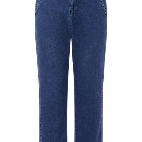 Union blues Womens Blue Cotton Straight Jeans Size 36 in L29 in Regular Button