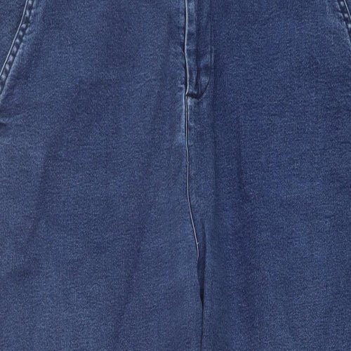 Union blues Womens Blue Cotton Straight Jeans Size 36 in L29 in Regular Button