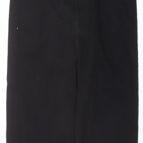 Topshop Womens Black Cotton Jegging Jeans Size 30 in L26 in Regular Button