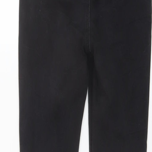 Missguided Womens Black Cotton Skinny Jeans Size 10 L25 in Regular Button